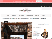 Tablet Screenshot of eurolinguiste.com